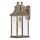 Lampe dextérieur murale H : 48,3 cm IP44 E27 en bronze Alu Verre de pluie