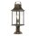 Lampe de socle jardin terrasse 64,8 cm de haut IP44 E27 en bronze