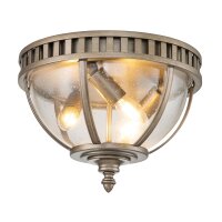 Au&szlig;enlampe Decke rund B: 30,5 cm 3x E14 IP44 Vintage