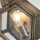 Applique extérieure vintage en bronze H : 41,8 cm IP44 E27