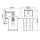 Lampe dextérieur murale H : 30,1 cm IP44 noir E27