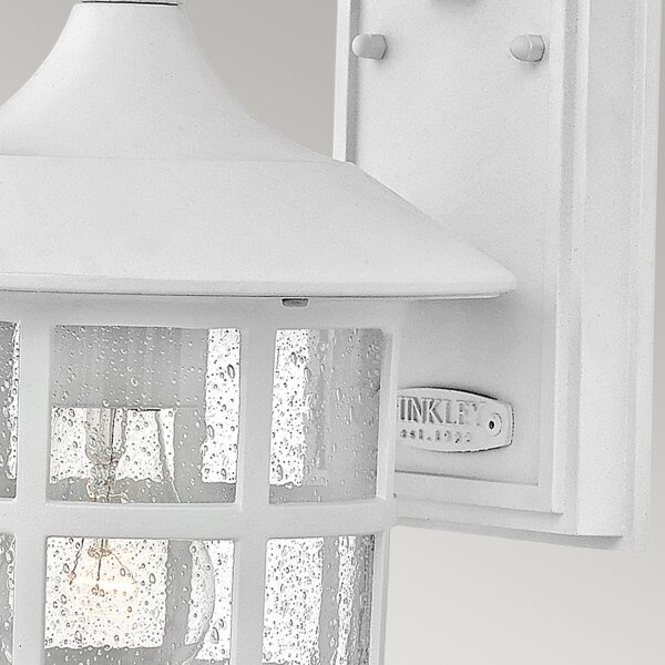 Lampe dextérieur murale E27 IP44 30,1 cm de haut Blanc Vintage