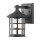 Lampe dextérieur murale E27 IP44 H : 23,8 cm Noir LOUTH