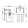Lampe dextérieur murale E27 IP44 H : 23,8 cm Noir LOUTH