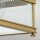 Lampe dextérieur laiton véritable verre 30 cm de large IP44 E27 carré