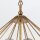 Lampe de plafonnier extérieur laiton véritable verre E27 IP44 2 flammes