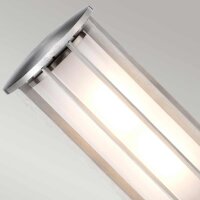 Borne déclairage en acier inoxydable teck bois...