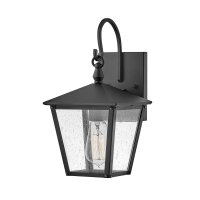 Lampe dextérieur murale IP44 35,1 cm de haut Noir...