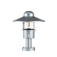 Lampe de socle avec détecteur de mouvement Acier...