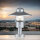 Lampe de socle avec détecteur de mouvement Acier inoxydable Verre 33,7 cm E27