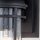 Maritime Wandlampe außen Alu Glas E27 IP44 29,2 cm hoch