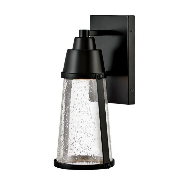 Applique murale extérieure GU10 IP44 H : 30,7 cm Noir