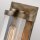 Außenwandlampe E27 IP44 35,6 cm hoch Aluminium Glas
