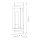 Außenwandlampe E27 IP44 35,6 cm hoch Aluminium Glas