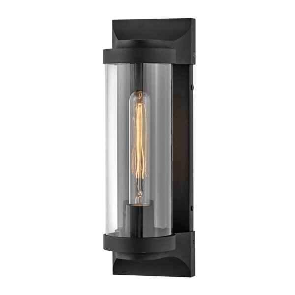 Lampe dextérieur mur entrée 35,6 cm de haut IP44 E27 noir