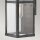 Applique murale extérieure vintage 33,6 cm de haut IP44 E27 Alu verre