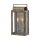 Außenlampe Wand IP44 H: 41,9 cm eckig in Bronze Vintage