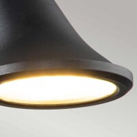 LED Außenleuchte Edelstahl H: 20,8 cm IP66 Schwarz...