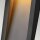 LED Wandlampe außen 38 cm hoch IP44 Schwarz eckig TWEED