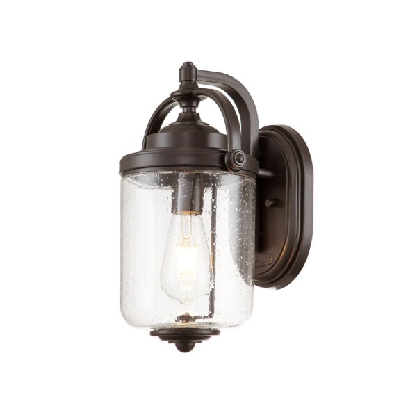 Lampe dextérieur murale E27 IP44 35,5 cm de haut Vintage en bronze