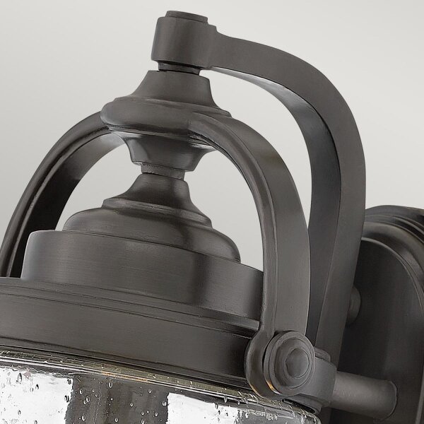 Lampe dextérieur murale E27 IP44 35,5 cm de haut Vintage en bronze