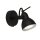Spot mural noir en métal orientable GU10 jusquà 50 W