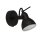 Spot mural noir en métal orientable GU10 jusquà 50 W