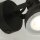 Spot mural noir en métal orientable GU10 jusquà 50 W