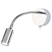 Spot mural LED avec interrupteur bras flexible...