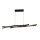 LED Pendelleuchte dimmbar Schwarz Metall 108 cm Wellen