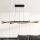LED Pendelleuchte dimmbar Schwarz Metall 108 cm Wellen