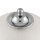Deckenlampe Glas Metall E14 IP44 30 cm rund in Chrom