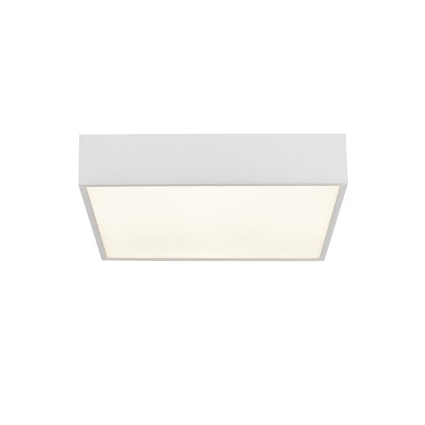 LED Deckenlampe Aluminium 16 W 3000 K IP44 B:30 cm Weiß