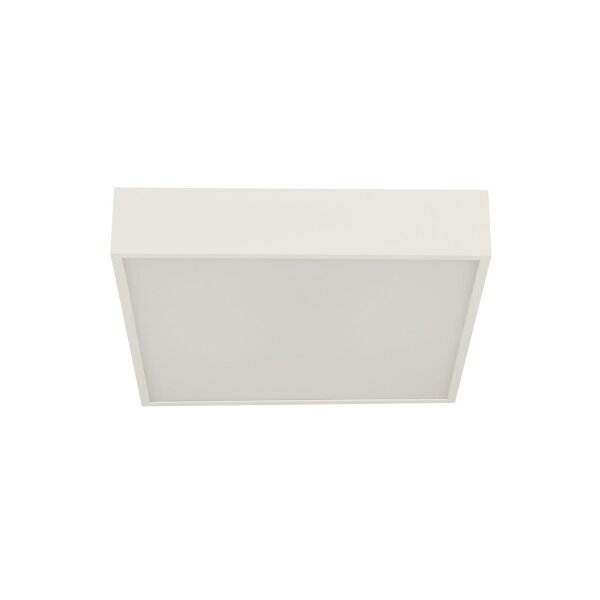LED Deckenlampe Aluminium 16 W 3000 K IP44 B:30 cm Weiß