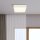 LED Deckenlampe Aluminium 16 W 3000 K IP44 B:30 cm Weiß