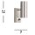 Lampe murale dextérieur Up & Down Détecteur de mouvement GU10 IP44