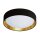 Stilvolle LED Deckenlampe Ø37 cm 3000 K in Schwarz Gold