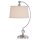 Tischlampe BOTELLA Creme Nickel H:62cm Leuchte