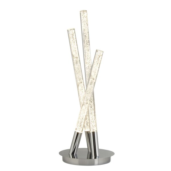 Lampe de table LED en chrome 43 cm 192 lm 3000 K blanc chaud