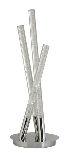 Lampe de table LED en chrome 43 cm 192 lm 3000 K blanc chaud