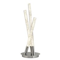 LED Tischleuchte in Chrom 43 cm 192 lm 3000 K warmweiß