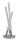 Lampe de table LED en chrome 43 cm 192 lm 3000 K blanc chaud