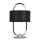 Petite lampe de table LED Métal Tissu dimmable Touch 41 cm