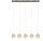 Stilvolle Pendelleuchte in Chrom Metall G9 100 cm lang