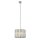 Lampe à suspendre ronde verre de pluie métal E14 Ø39 cm Moderne