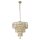 Elegante Pendelleuchte Glas Metall Ø50 cm E14 Modern