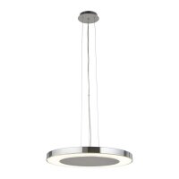 Stylische LED Pendelleuchte Metall Glas Ø50 cm in...