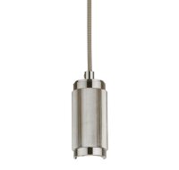 Hängelampe Aluminium in Silber E27 Ø10 cm...