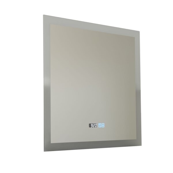 LED Wandspiegel mit Licht dimmbar IP44 38 W B:60 cm