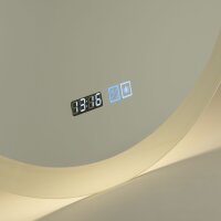 miroir mural LED avec lumière Touch Dimmer IP44 28...